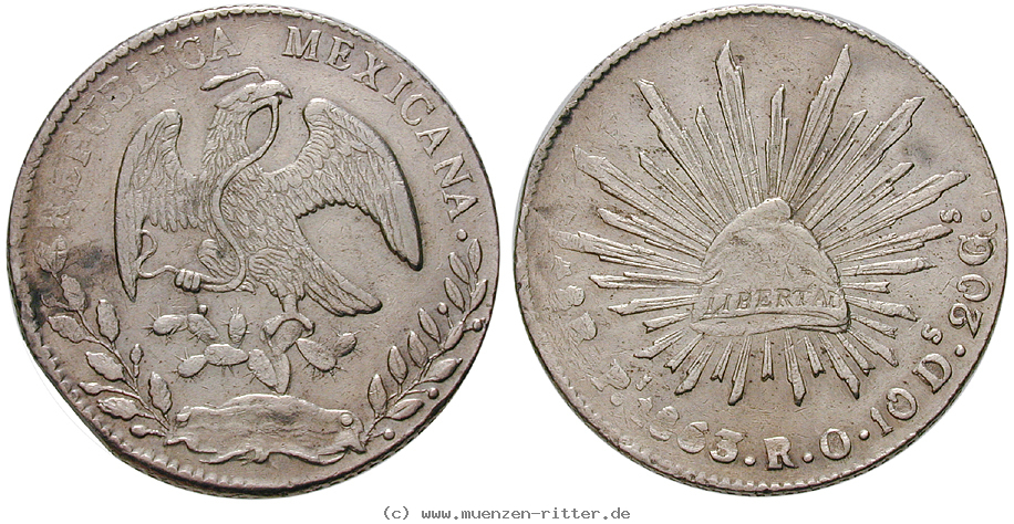 Klicken Sie auf das Bild um es auf Ihrem Rechner zu speichern mexiko-republik-8-reales/14292.jpg