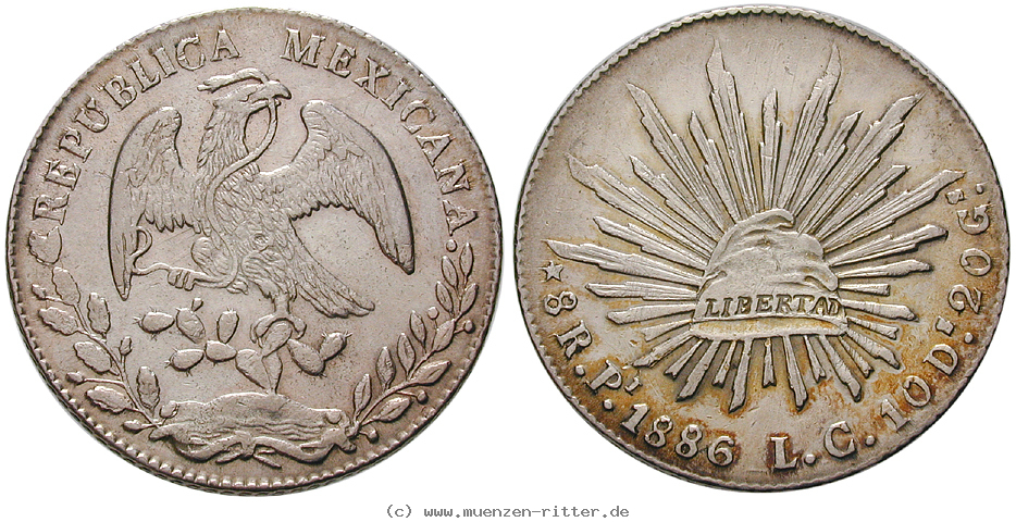 Klicken Sie auf das Bild um es auf Ihrem Rechner zu speichern mexiko-republik-8-reales/14299.jpg