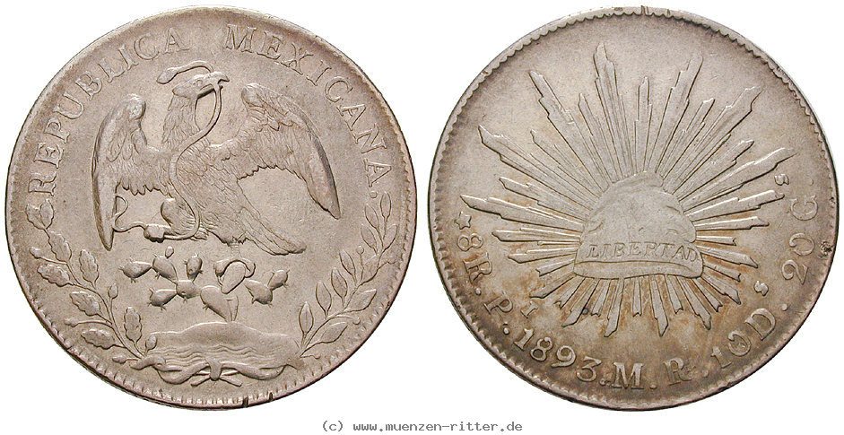 Klicken Sie auf das Bild um es auf Ihrem Rechner zu speichern mexiko-republik-8-reales/14303.jpg