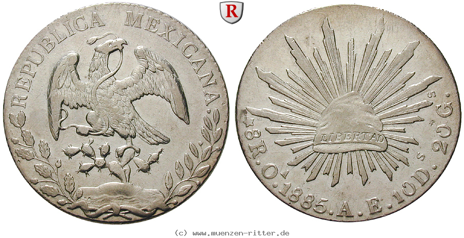 Klicken Sie auf das Bild um es auf Ihrem Rechner zu speichern mexiko-republik-8-reales/14345.jpg