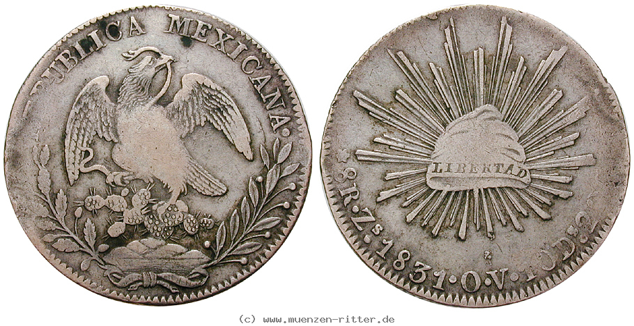Klicken Sie auf das Bild um es auf Ihrem Rechner zu speichern mexiko-republik-8-reales/14358.jpg