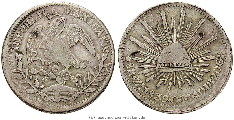 Klicken Sie auf das Bild um es auf Ihrem Rechner zu speichern mexiko-republik-8-reales/14363.jpg
