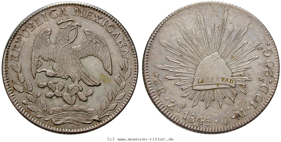 Klicken Sie auf das Bild um es auf Ihrem Rechner zu speichern mexiko-republik-8-reales/14369.jpg