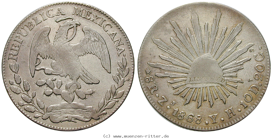 Klicken Sie auf das Bild um es auf Ihrem Rechner zu speichern mexiko-republik-8-reales/14376.jpg