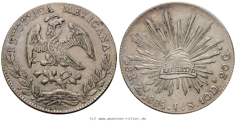 Klicken Sie auf das Bild um es auf Ihrem Rechner zu speichern mexiko-republik-8-reales/14386.jpg