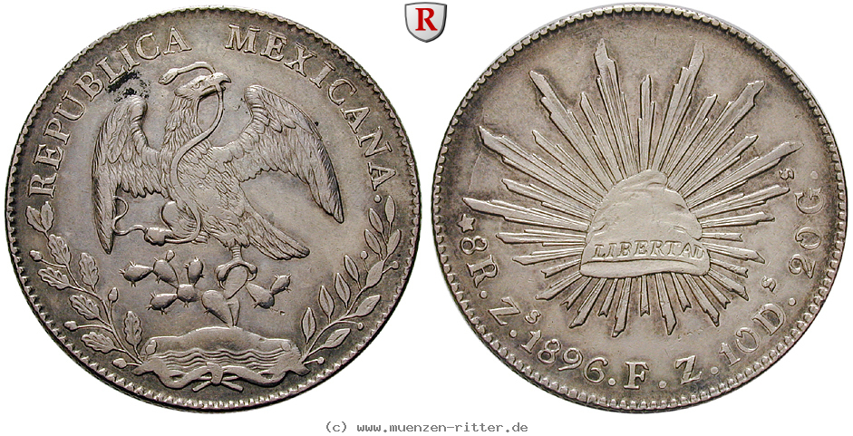 Klicken Sie auf das Bild um es auf Ihrem Rechner zu speichern mexiko-republik-8-reales/14390.jpg