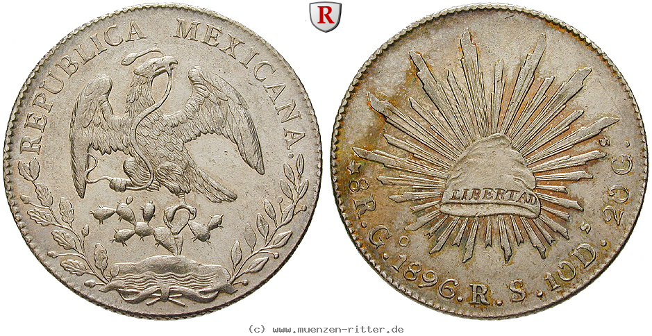 Klicken Sie auf das Bild um es auf Ihrem Rechner zu speichern mexiko-republik-8-reales/92871.jpg