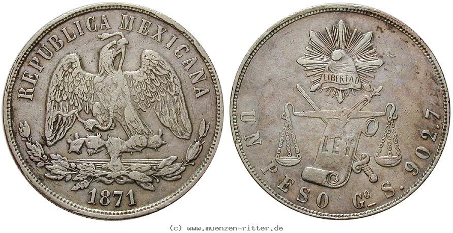 Klicken Sie auf das Bild um es auf Ihrem Rechner zu speichern mexiko-republik-peso/14112.jpg