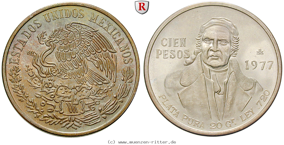 Klicken Sie auf das Bild um es auf Ihrem Rechner zu speichern mexiko-vereinigte-staaten-100-pesos/14506.jpg