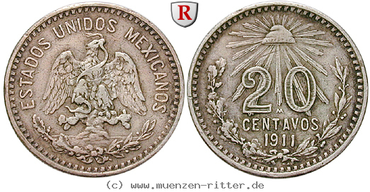 Klicken Sie auf das Bild um es auf Ihrem Rechner zu speichern mexiko-vereinigte-staaten-20-centavos/14547.jpg