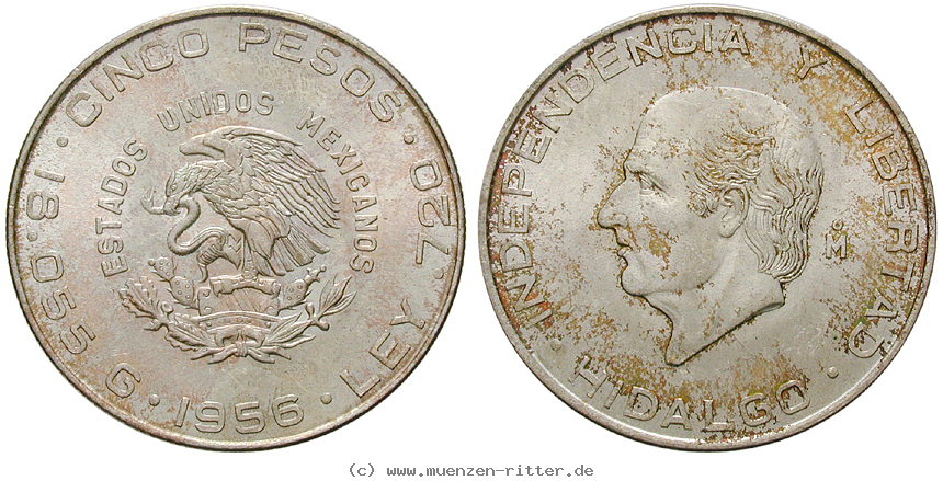 Klicken Sie auf das Bild um es auf Ihrem Rechner zu speichern mexiko-vereinigte-staaten-5-pesos/14463.jpg