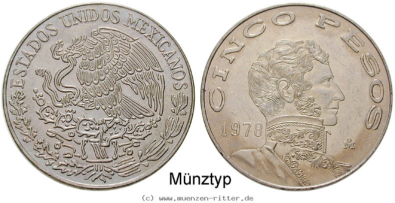 Klicken Sie auf das Bild um es auf Ihrem Rechner zu speichern mexiko-vereinigte-staaten-5-pesos/14467.jpg