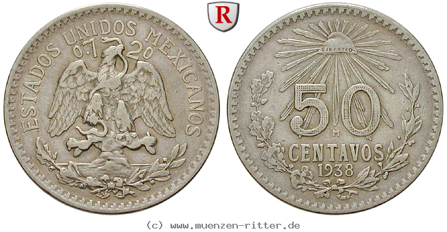 Klicken Sie auf das Bild um es auf Ihrem Rechner zu speichern mexiko-vereinigte-staaten-50-centavos/14497.jpg