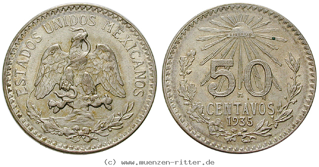 Klicken Sie auf das Bild um es auf Ihrem Rechner zu speichern mexiko-vereinigte-staaten-50-centavos/14502.jpg