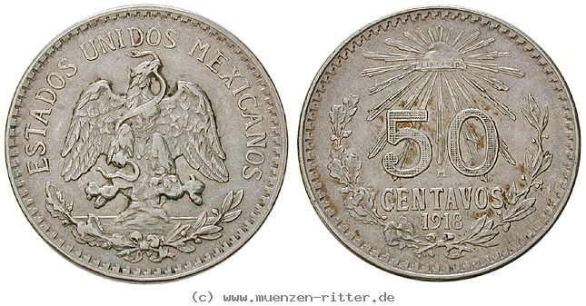 Klicken Sie auf das Bild um es auf Ihrem Rechner zu speichern mexiko-vereinigte-staaten-50-centavos/14566.jpg