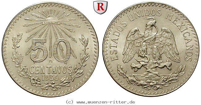 Klicken Sie auf das Bild um es auf Ihrem Rechner zu speichern mexiko-vereinigte-staaten-50-centavos/96825.jpg