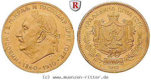 Klicken Sie auf das Bild um es auf Ihrem Rechner zu speichern montenegro-nikola-i-20-perpera/57993.jpg