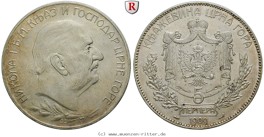 Klicken Sie auf das Bild um es auf Ihrem Rechner zu speichern montenegro-nikola-i-5-perpera/83597.jpg