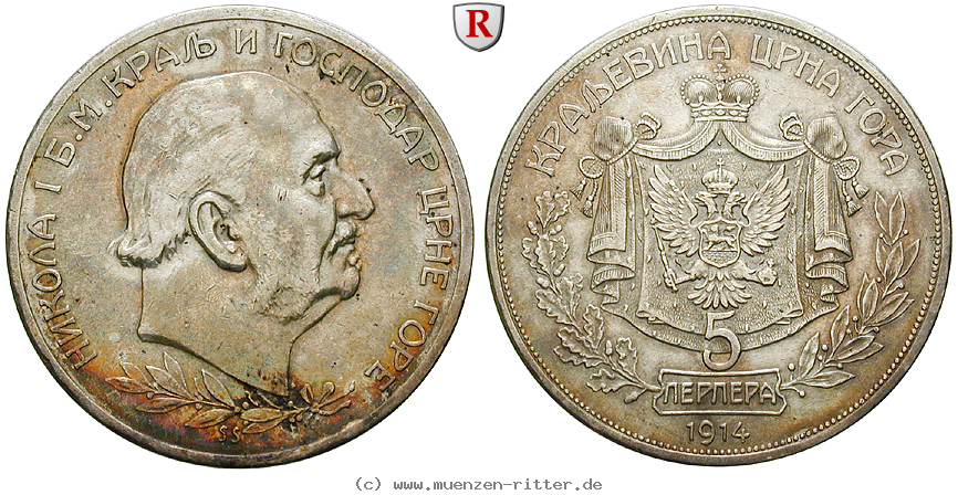 Klicken Sie auf das Bild um es auf Ihrem Rechner zu speichern montenegro-nikola-i-5-perpera/84241.jpg