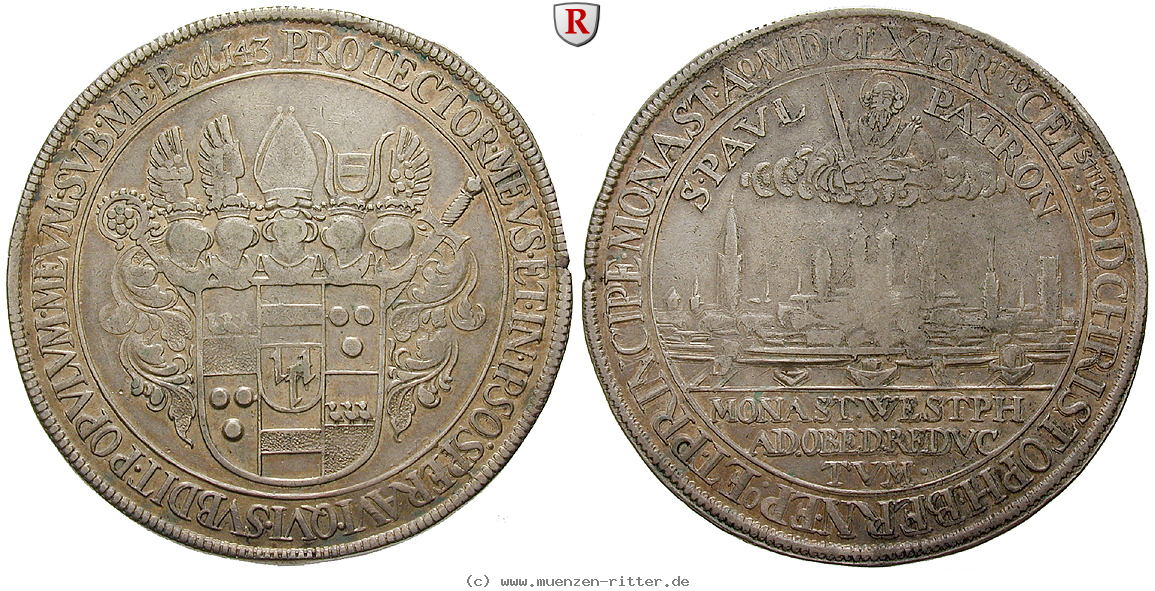 Klicken Sie auf das Bild um es auf Ihrem Rechner zu speichern muenster-bistum-christoph-bernhard-von-galen-reichstaler/36038.jpg