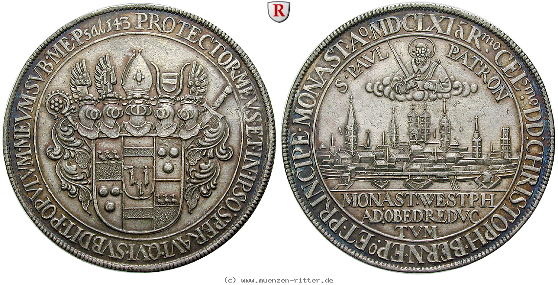 Klicken Sie auf das Bild um es auf Ihrem Rechner zu speichern muenster-bistum-christoph-bernhard-von-galen-reichstaler/72714.jpg