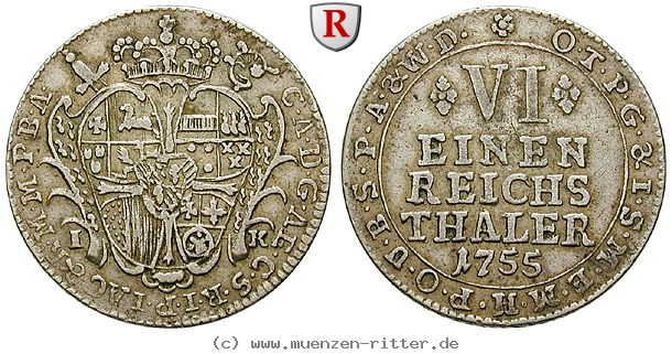 Klicken Sie auf das Bild um es auf Ihrem Rechner zu speichern muenster-bistum-clemens-august-von-bayern-1-6-taler/86092.jpg