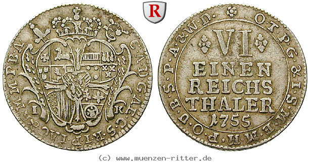 Klicken Sie auf das Bild um es auf Ihrem Rechner zu speichern muenster-bistum-clemens-august-von-bayern-1-6-taler/93757.jpg