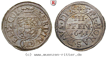 Klicken Sie auf das Bild um es auf Ihrem Rechner zu speichern muenster-bistum-ferdinand-von-bayern-3-pfennig/27596.jpg