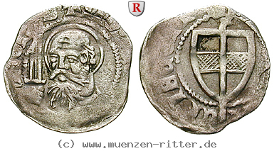 Klicken Sie auf das Bild um es auf Ihrem Rechner zu speichern muenster-bistum-florenz-von-wevelinghofen-denar/82189.jpg