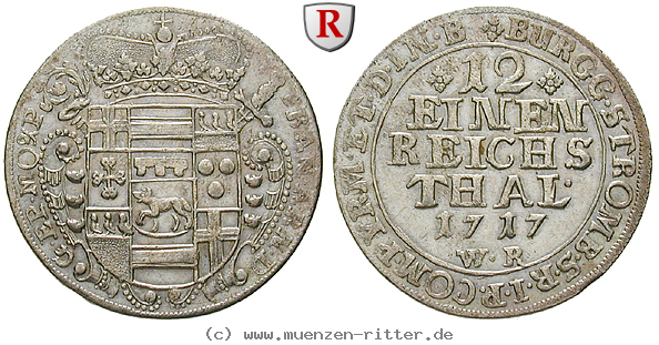 Klicken Sie auf das Bild um es auf Ihrem Rechner zu speichern muenster-bistum-franz-arnold-von-metternich-1-12-taler/86074.jpg