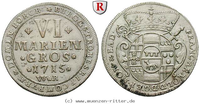 Klicken Sie auf das Bild um es auf Ihrem Rechner zu speichern muenster-bistum-franz-arnold-von-metternich-6-mariengroschen/19668.jpg