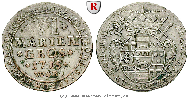 Klicken Sie auf das Bild um es auf Ihrem Rechner zu speichern muenster-bistum-franz-arnold-von-metternich-6-mariengroschen/19669.jpg