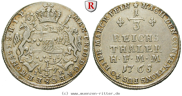Klicken Sie auf das Bild um es auf Ihrem Rechner zu speichern muenster-bistum-maximilian-friedrich-von-koenigsegg-1-3-reichstaler/92921.jpg