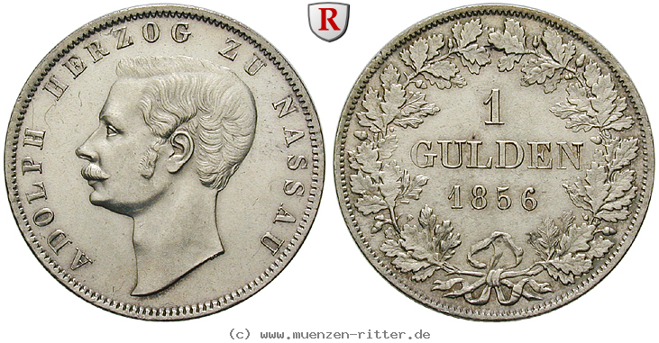Klicken Sie auf das Bild um es auf Ihrem Rechner zu speichern nassau-adolph-gulden/85128.jpg