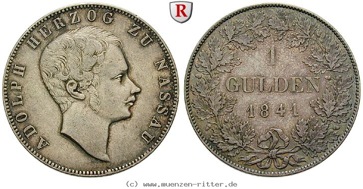 Klicken Sie auf das Bild um es auf Ihrem Rechner zu speichern nassau-adolph-gulden/90662.jpg