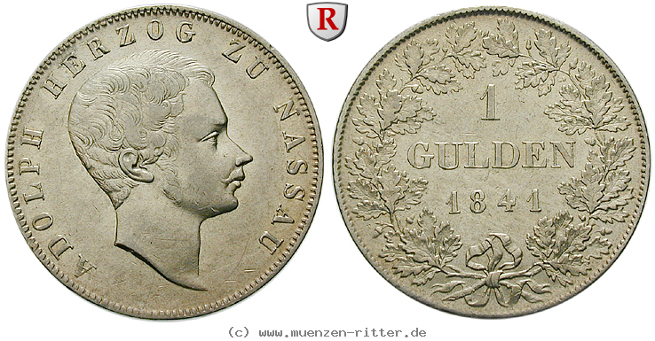 Klicken Sie auf das Bild um es auf Ihrem Rechner zu speichern nassau-adolph-gulden/93813.jpg