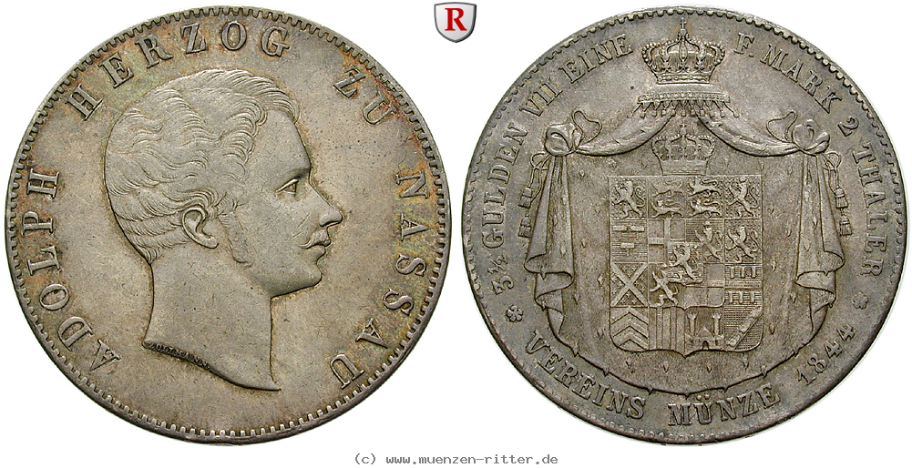 Klicken Sie auf das Bild um es auf Ihrem Rechner zu speichern nassau-adolph-vereinsdoppeltaler/90657.jpg