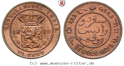 Klicken Sie auf das Bild um es auf Ihrem Rechner zu speichern niederlaendisch-ostindien-willem-iii-1-2-cent/32015.jpg