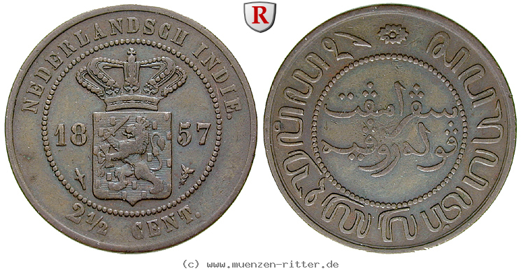 Klicken Sie auf das Bild um es auf Ihrem Rechner zu speichern niederlaendisch-ostindien-willem-iii-2-1-2-cents/83705.jpg