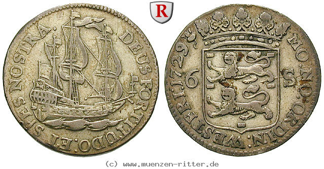 Klicken Sie auf das Bild um es auf Ihrem Rechner zu speichern niederlande-6-stuivers-scheepjesschelling/101285.jpg