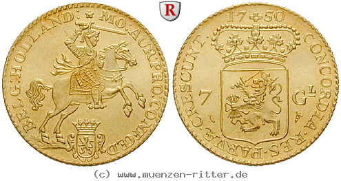 Klicken Sie auf das Bild um es auf Ihrem Rechner zu speichern niederlande-7-gulden-1-2-goldener-reiter/20271.jpg