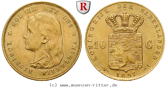 Klicken Sie auf das Bild um es auf Ihrem Rechner zu speichern niederlande-wilhelmina-i-10-gulden/92155.jpg