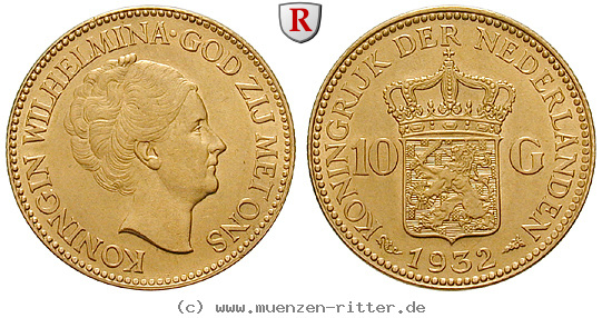 Klicken Sie auf das Bild um es auf Ihrem Rechner zu speichern niederlande-wilhelmina-i-10-gulden/97181.jpg