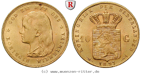 Klicken Sie auf das Bild um es auf Ihrem Rechner zu speichern niederlande-wilhelmina-i-10-gulden/99751.jpg