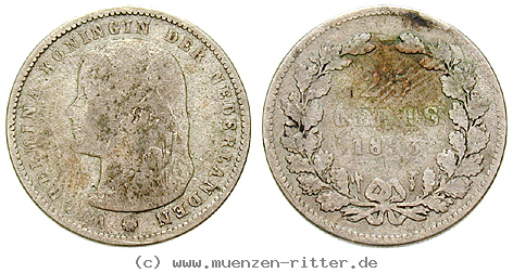 Klicken Sie auf das Bild um es auf Ihrem Rechner zu speichern niederlande-wilhelmina-i-25-cents/42987.jpg
