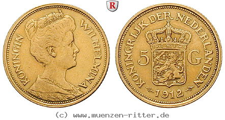 Klicken Sie auf das Bild um es auf Ihrem Rechner zu speichern niederlande-wilhelmina-i-5-gulden/60768.jpg