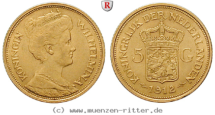 Klicken Sie auf das Bild um es auf Ihrem Rechner zu speichern niederlande-wilhelmina-i-5-gulden/97172.jpg