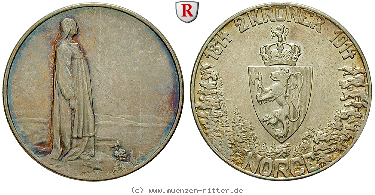 Klicken Sie auf das Bild um es auf Ihrem Rechner zu speichern norwegen-haakon-vii-2-kroner/103241.jpg