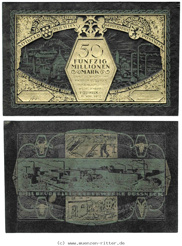 Klicken Sie auf das Bild um es auf Ihrem Rechner zu speichern notgeld-der-besonderen-art-50-millionen-mark/57435.jpg