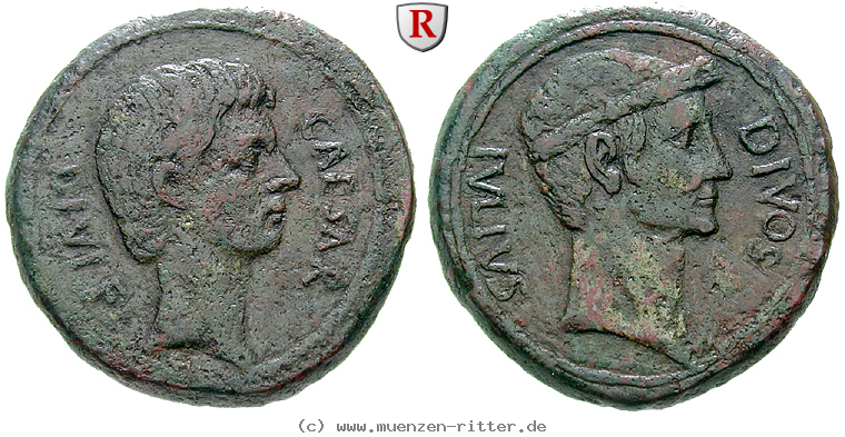 Klicken Sie auf das Bild um es auf Ihrem Rechner zu speichern octavian-und-divus-caesar-dupondius/94554.jpg